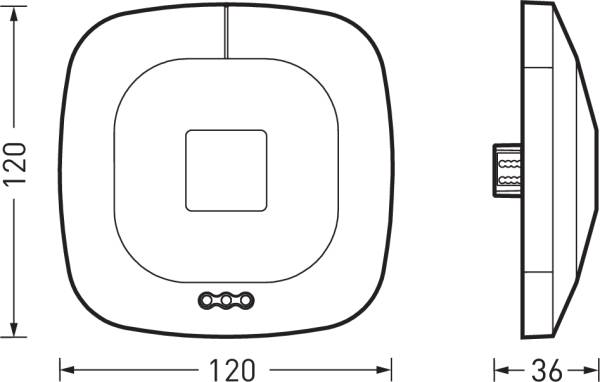 Trilux Lichtregelsystemkomponente LiveLink SensorHF360