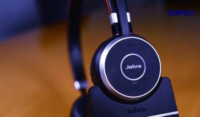 AGFEO Evolve 65 BT Duo, Kabellos, Anrufe/Musik, 111 g, Kopfhörer, Grau