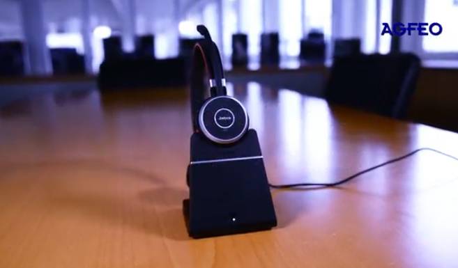 AGFEO Evolve 65 BT Duo, Kopfhörer, Kopfband, Anrufe & Musik, Grau, Status, Kabellos