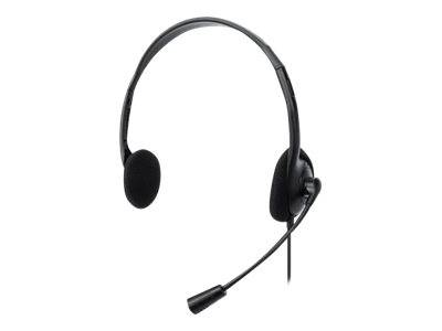 Manhattan Stereo On-Ear Headset (USB) (Clearance Pricing), Microphone Boom, Polybag Packaging, Adjustable Headband, Ear