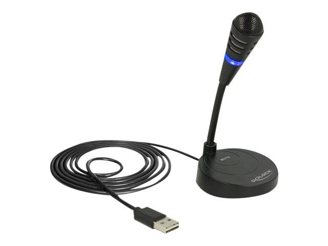 DeLOCK - Mikrofon - USB - Schwarz