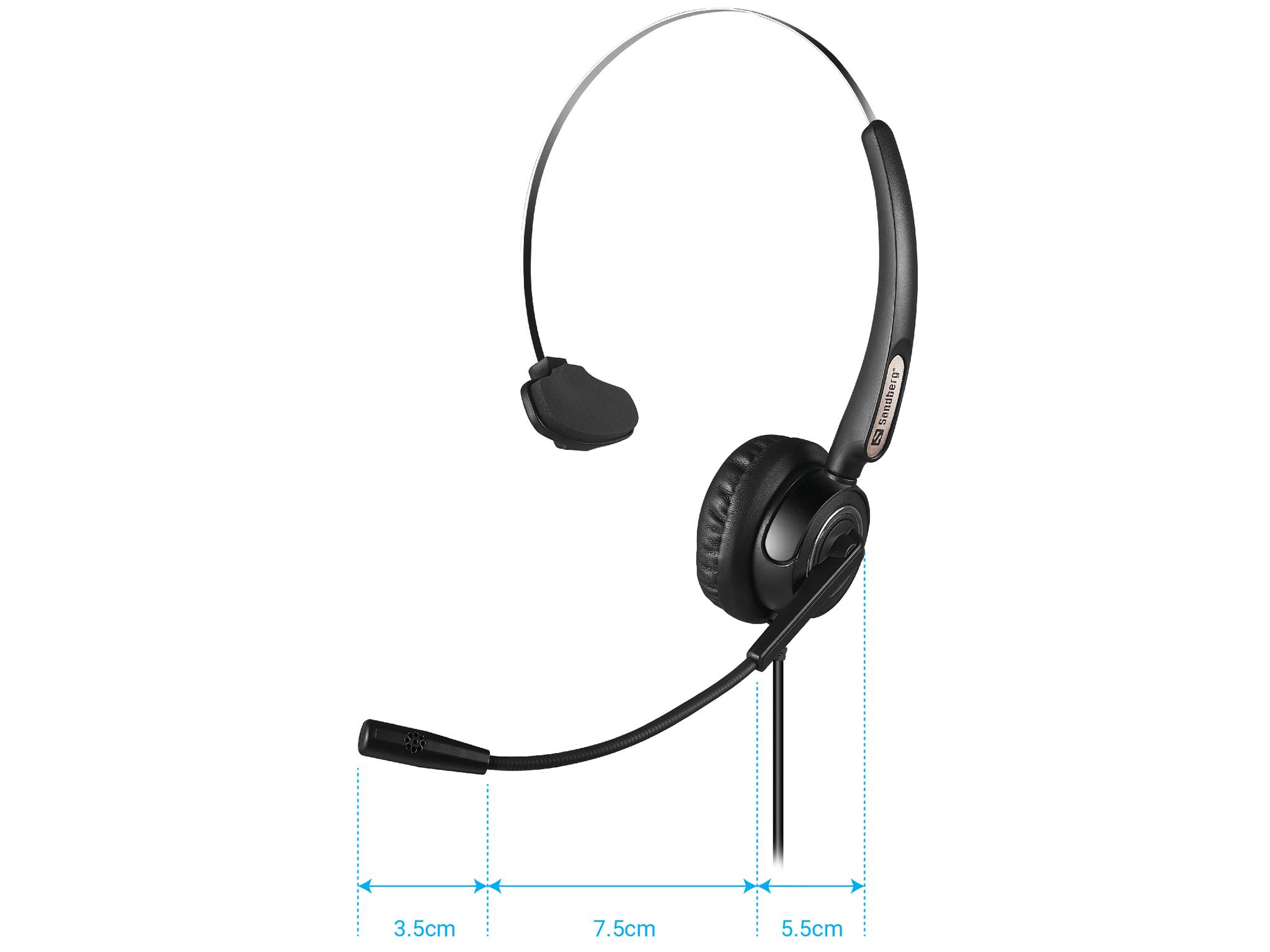 Sandberg Office Pro - Headset - On-Ear - kabelgebunden