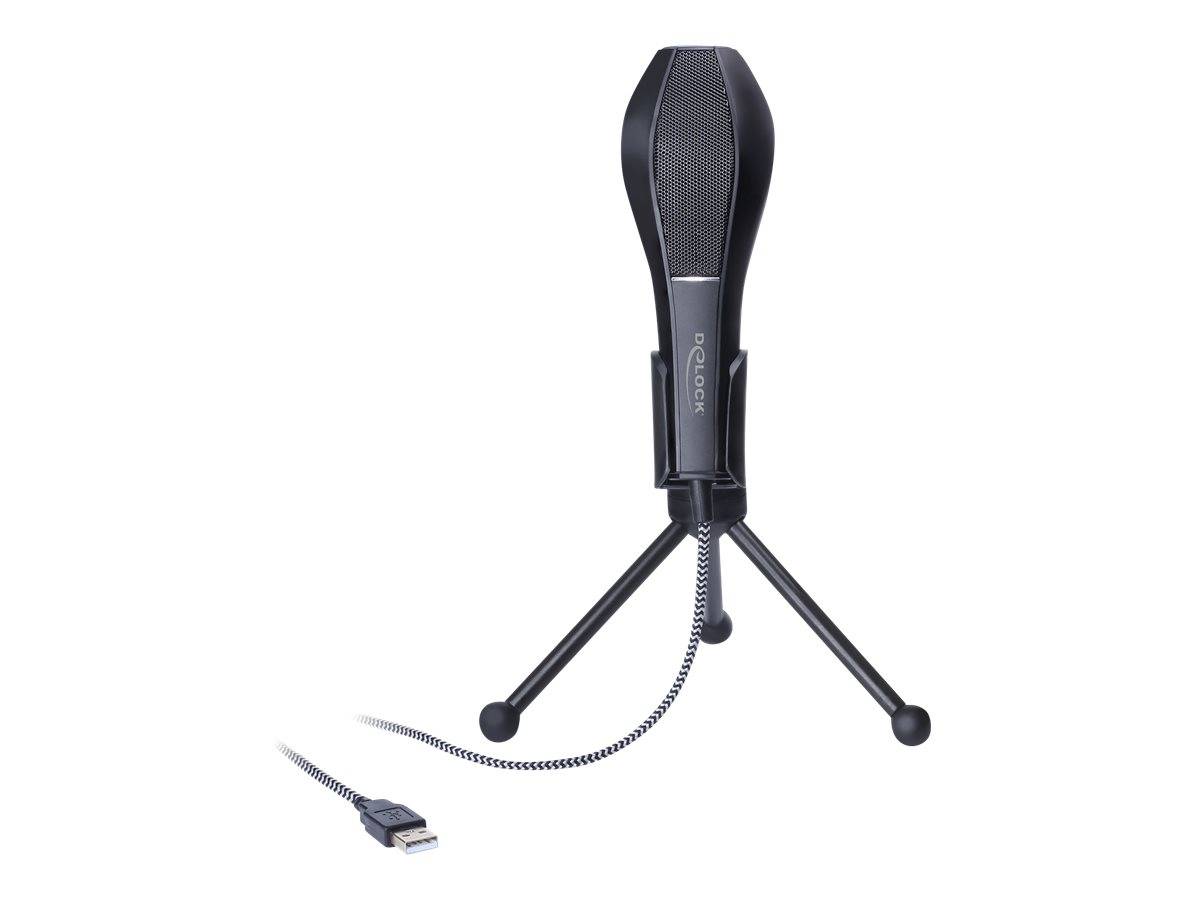 DeLOCK - Mikrofon - USB - Schwarz