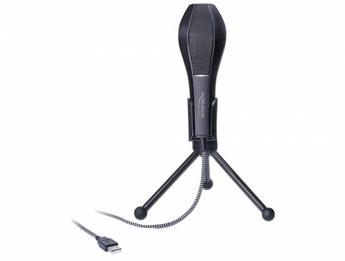DeLOCK - Mikrofon - USB - Schwarz