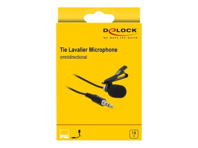 DeLOCK Tie Lavalier Microphone Omnidirectional