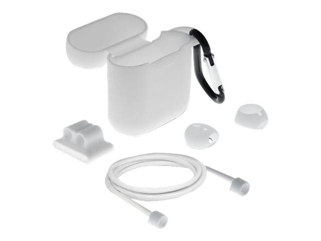 Delock - Zubehörkit für kabellose Kopfhörer - weiß - für Apple AirPods (1. Generation, 2. Generation)