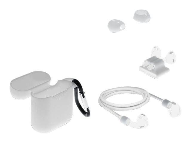 Delock - Zubehörkit für kabellose Kopfhörer - weiß - für Apple AirPods (1. Generation, 2. Generation)
