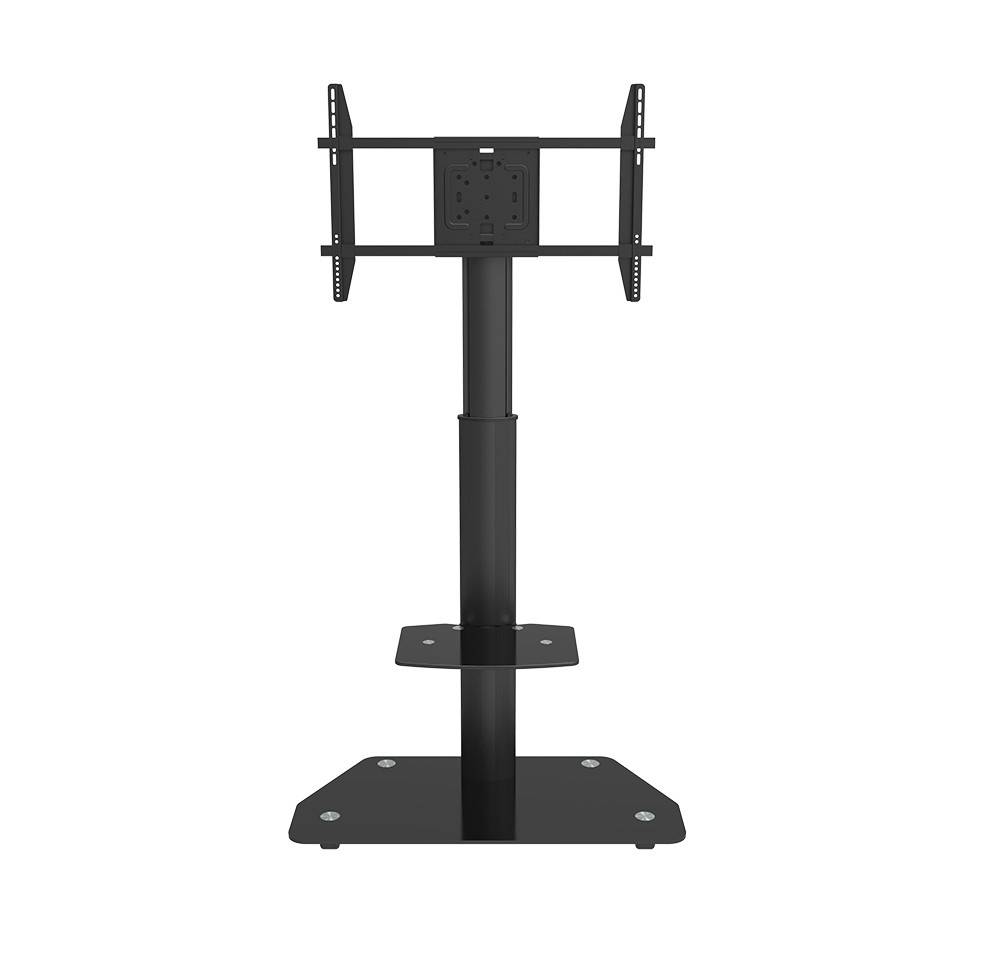 Celexon Professional Adjust-3270MP Portrait - Wagen - für Flachbildschirm - eloxiertes Aluminium, Milchglas - Schwarz - Bildschirmgröße: 81.3-177.8