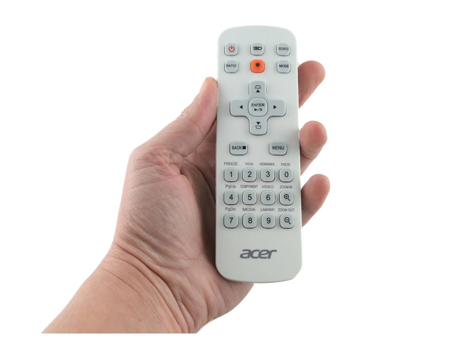 Original ACER MC.JMV11.00G (Remote J1) - Acer Universal Fernbedienung mit Laserpointer