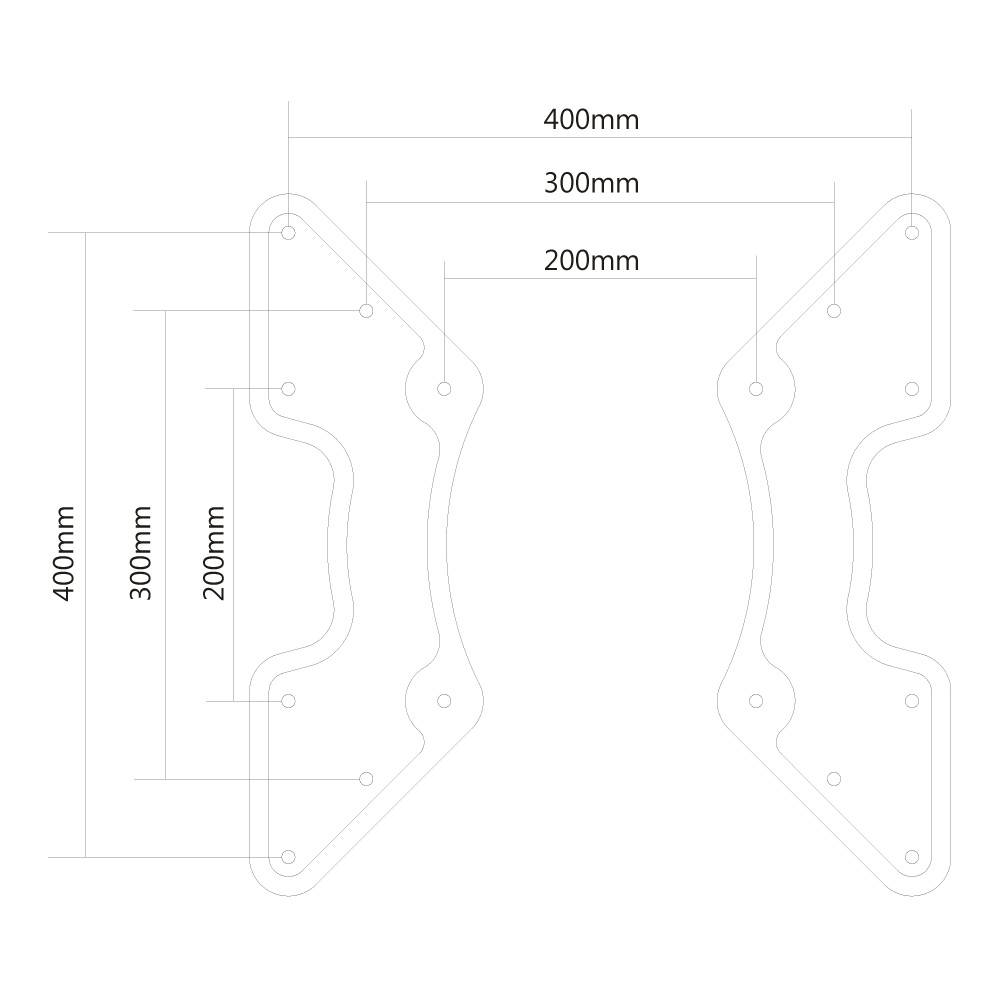 Neomounts VESA-Adapter Schwarz