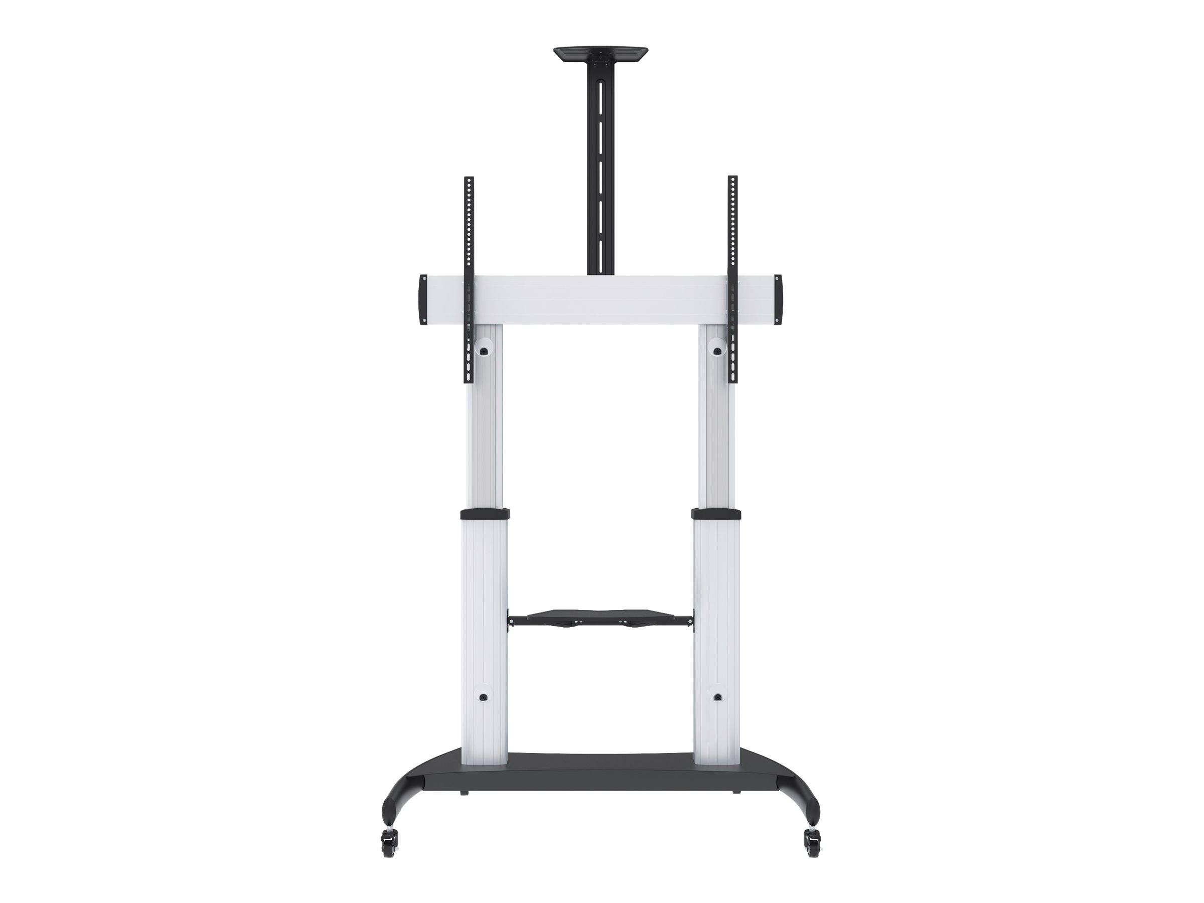 Manhattan TV & Monitor Mount, Trolley Stand, 1 screen, Screen Sizes: 60-100"", Silver/Black, VESA 200x200 to 800x600mm, M