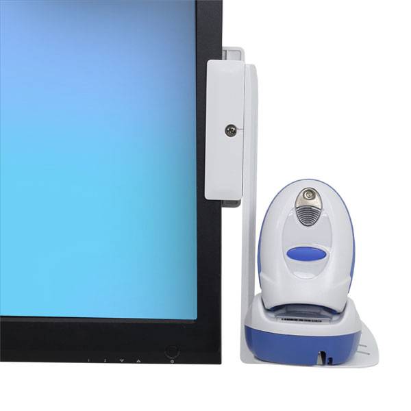Ergotron - Befestigungskit (Befestigungswinkel, Befestigungsteile, VESA-Halterung, P/L Sperr-Hardware, Neigbare Ablage) für Scanner