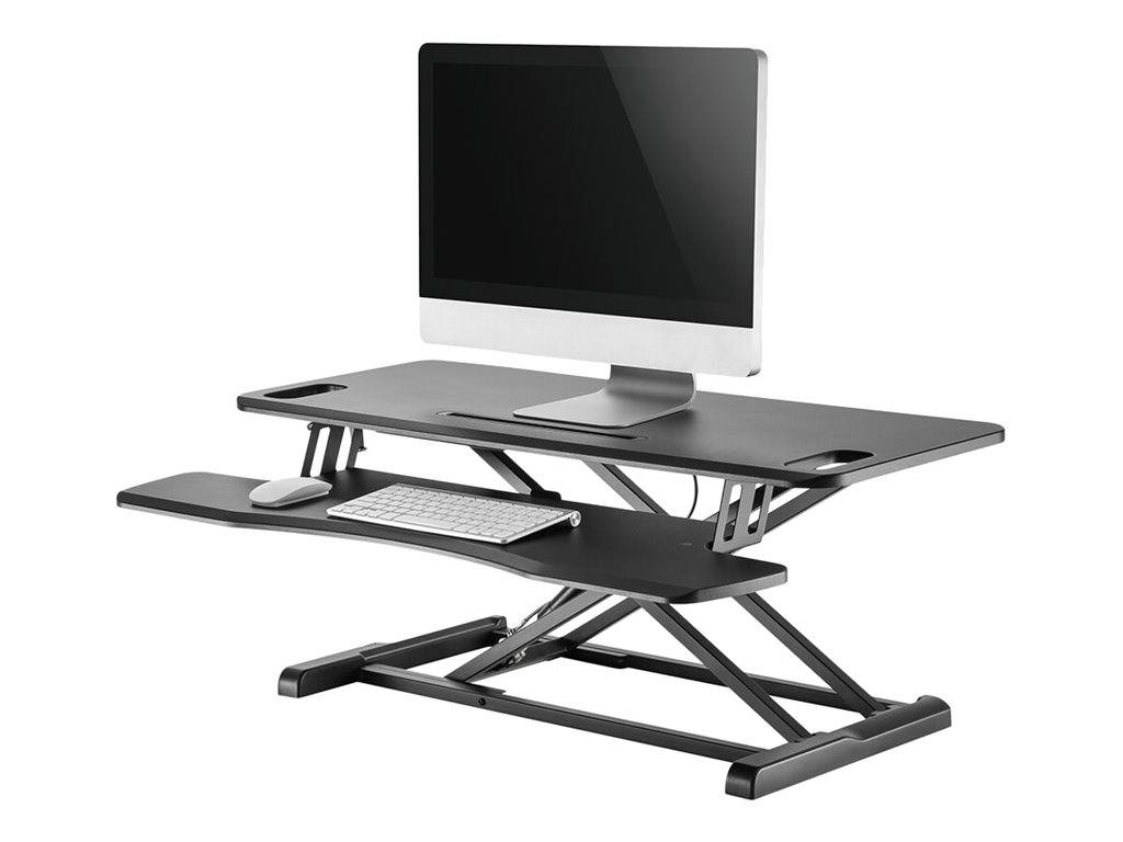 Neomounts Schreibtischaufsatz Sitz-Steh-Workstation schwarz