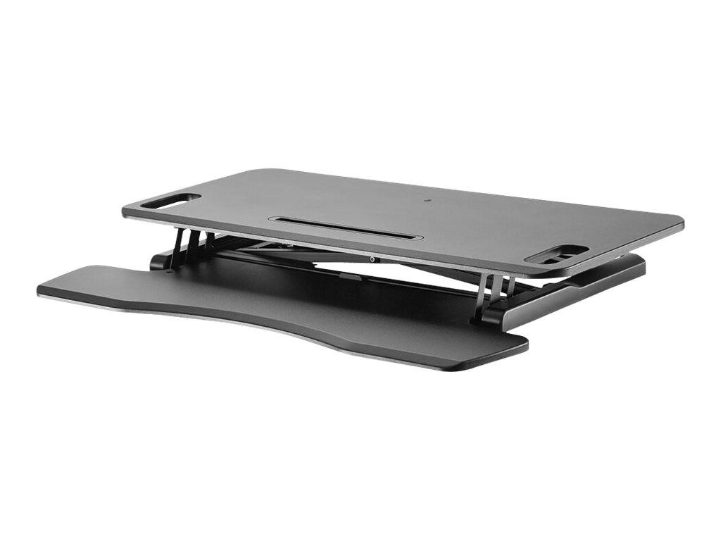 Neomounts Schreibtischaufsatz Sitz-Steh-Workstation schwarz