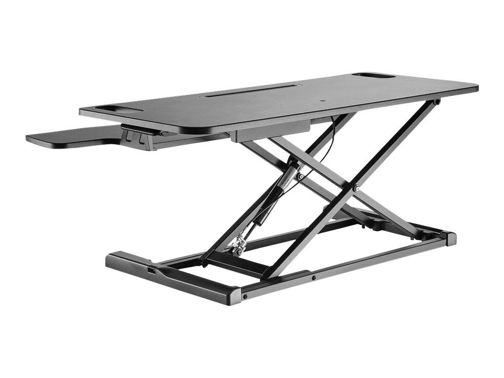 Neomounts Schreibtischaufsatz Sitz-Steh-Workstation schwarz