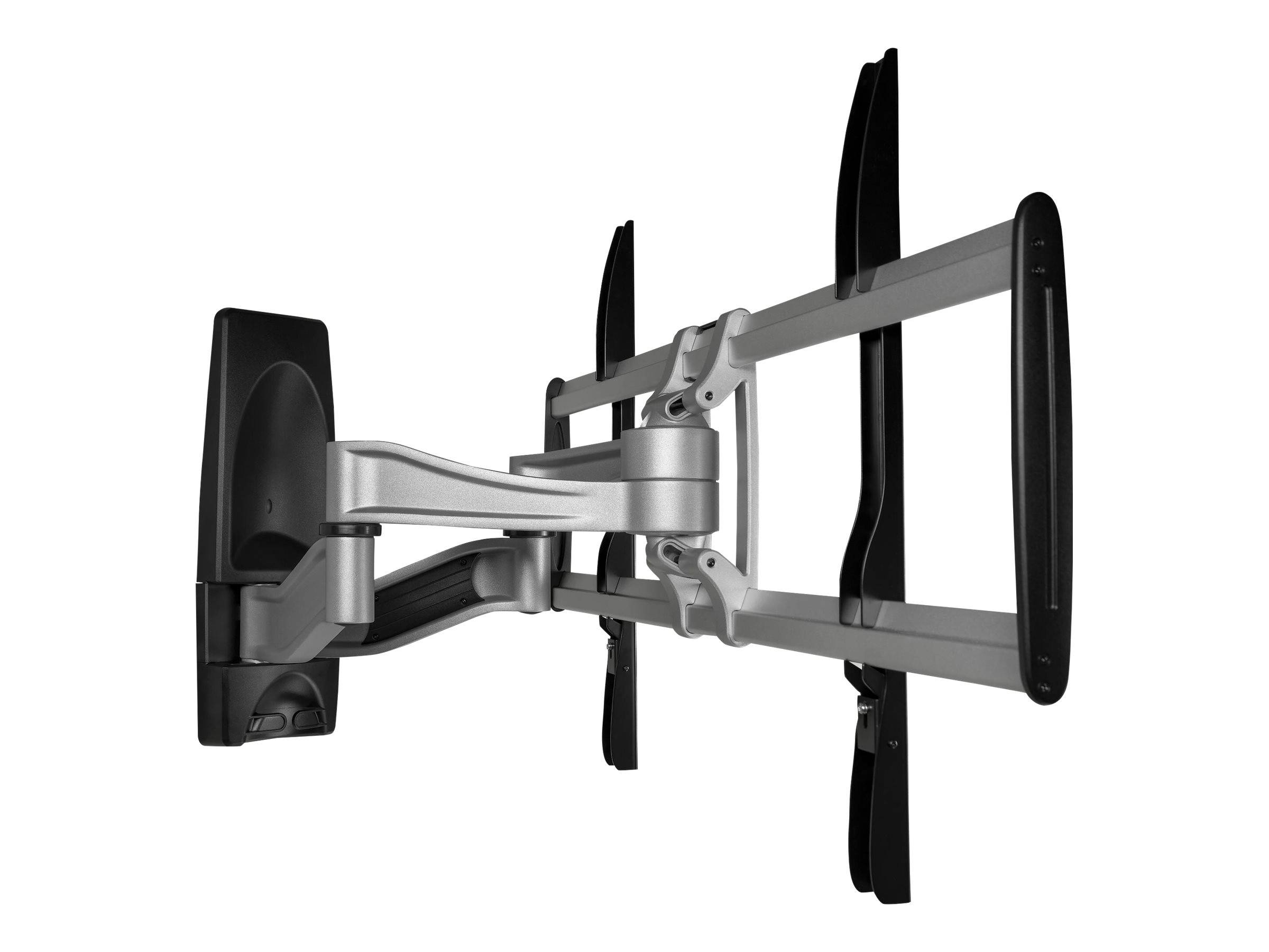 StarTech.com Full-Motion TV-Wandhalterung (für 32 bis 75 Zoll Fernseher, Stahl & Aluminium, Premium, Flachbild-TV-Halter