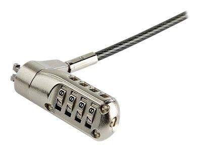 StarTech.com LTLOCKNANO Laptopschloss (2m Kabel, Nano lock, individuell wählbare Kombination, anti-theft)