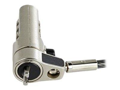 StarTech.com LTLOCKNANO Laptopschloss (2m Kabel, Nano lock, individuell wählbare Kombination, anti-theft)