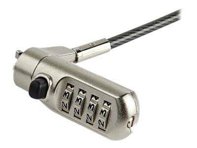 StarTech.com LTLOCKNANO Laptopschloss (2m Kabel, Nano lock, individuell wählbare Kombination, anti-theft)
