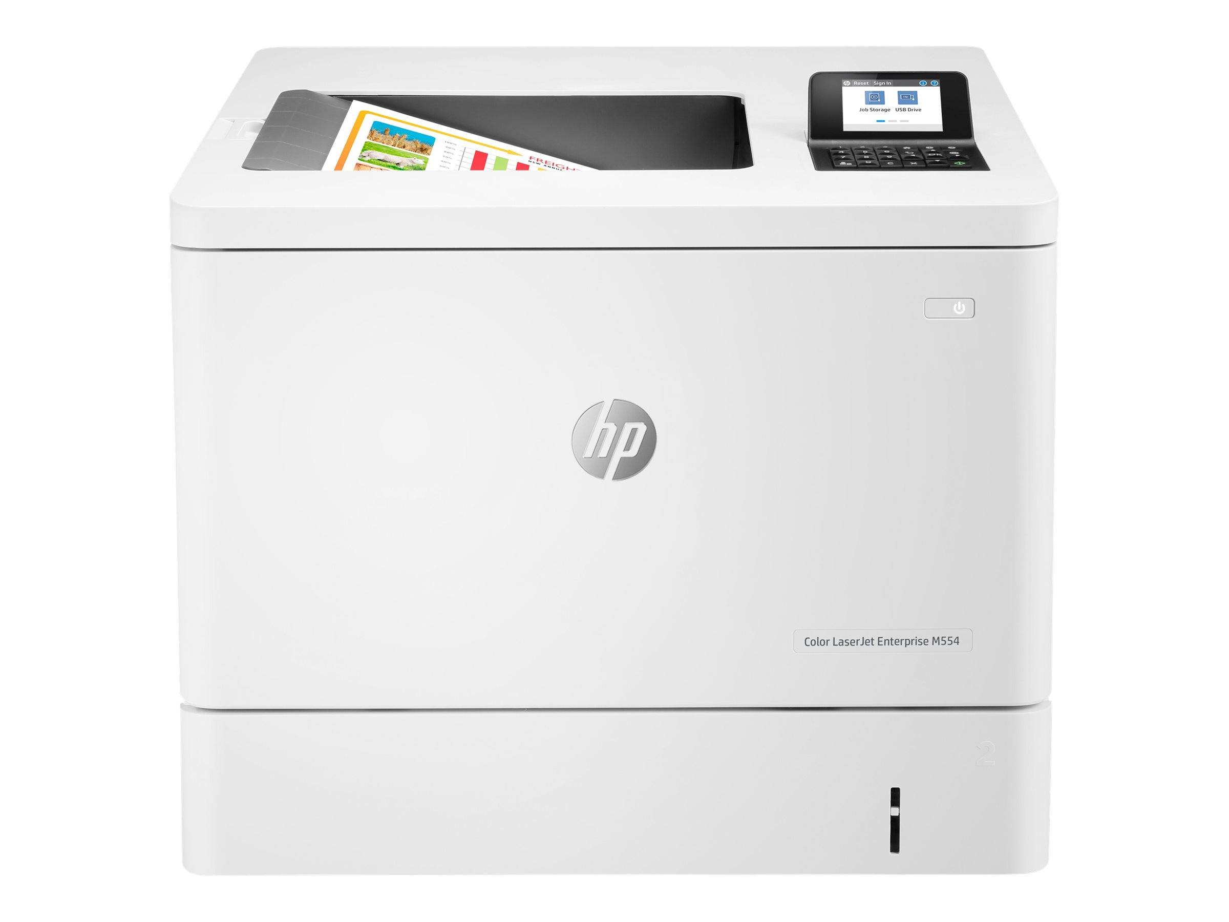 HP LaserJet Enterprise M554dn - Drucker - Farbe - Duplex - Laser - A4/Legal - 1200 x 1200 dpi - bis zu 33 Seiten/Min. (e