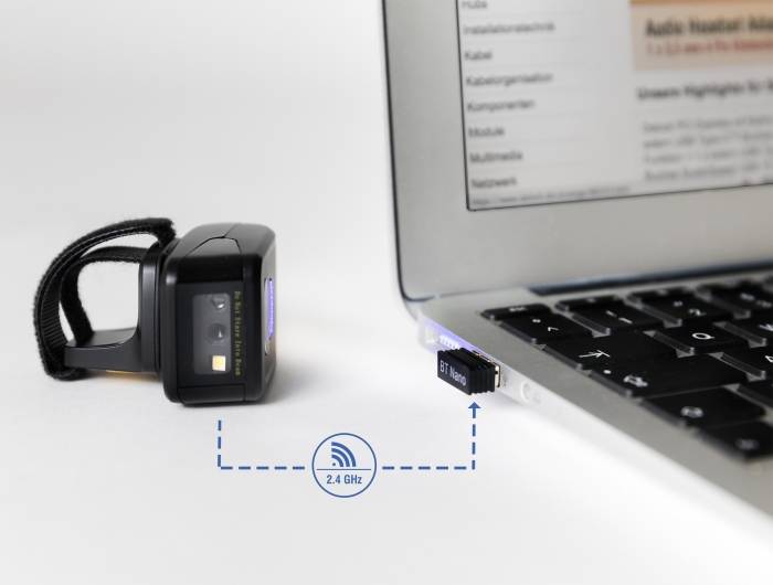Delock - Barcode-Scanner - tragbar - 100 Scans/Sek.
