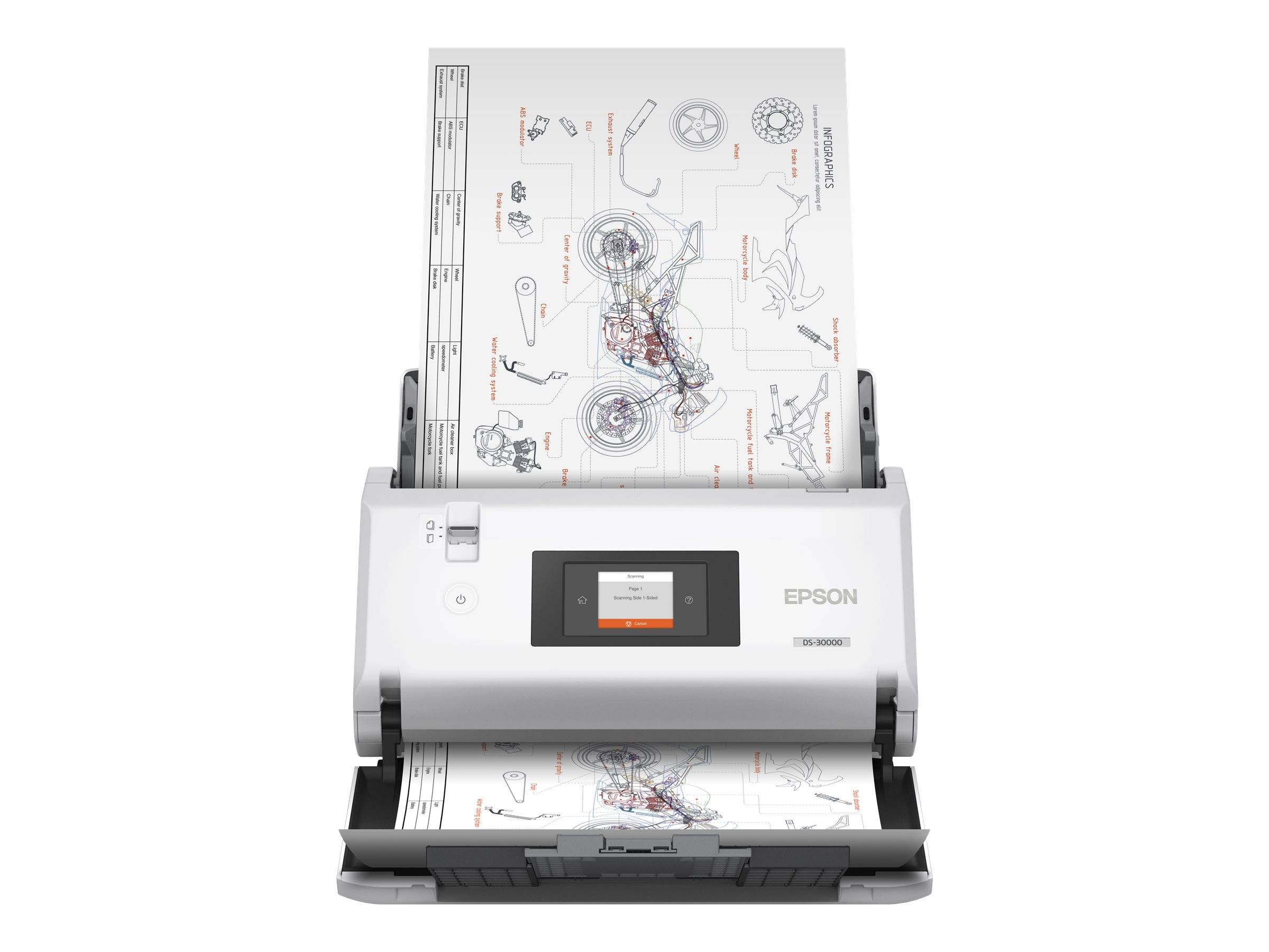 Epson WorkForce DS-30000 - Dokumentenscanner - Contact Image Sensor (CIS)