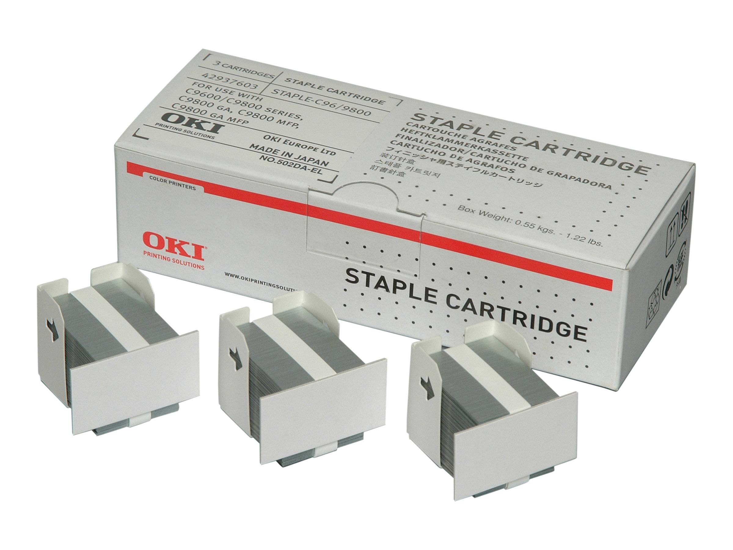 OKI - Klammern (Packung mit 15000) - für C910, 9600, 9650, 9800