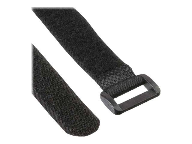 INLINE - Klettschlaufen 25x500mm - 10er - schwarz