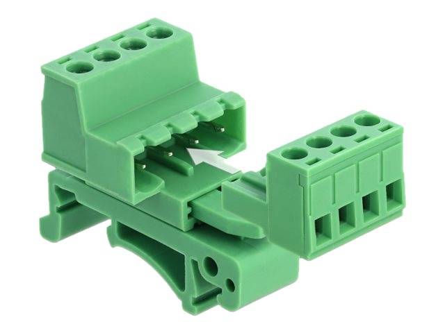 DeLOCK - Netzanschlussadapter-Kit - grün