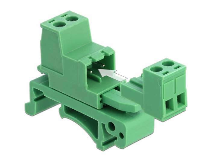 DeLOCK - Netzanschlussadapter-Kit - grün