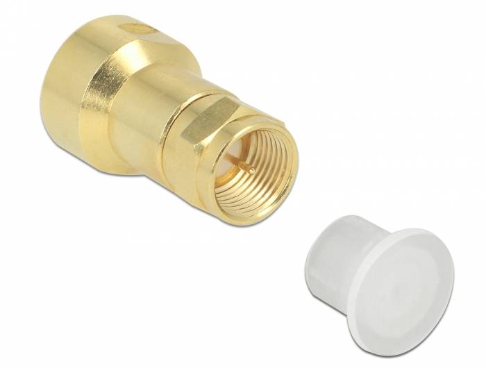 DeLOCK F plug - Staubschutzhaube - durchsichtig (Packung mit 10)