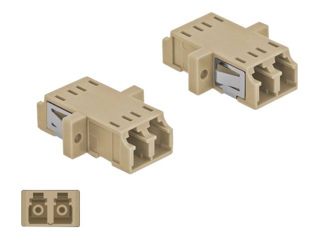 DeLOCK - Netzwerkkoppler - LC Multi-Mode (W)