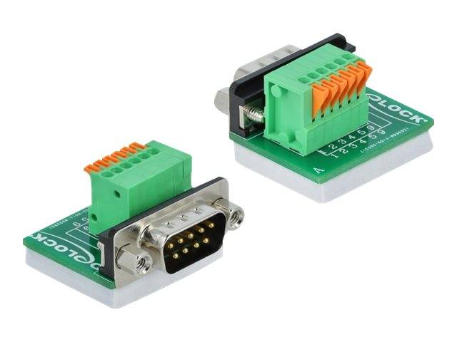 DeLOCK - Serieller Adapter - DB-9 (M) bis 6-poliger Anschlussblock