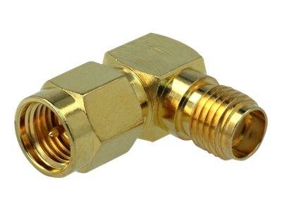 DeLOCK - Antennenadapter - SMA (R) gewinkelt bis SMA (S)
