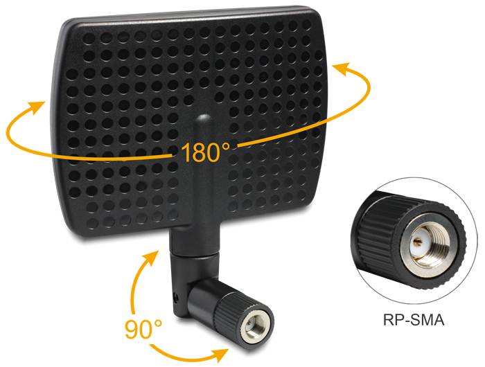 DeLOCK RP-SMA WLAN Antenna - Antenne - Wi-Fi