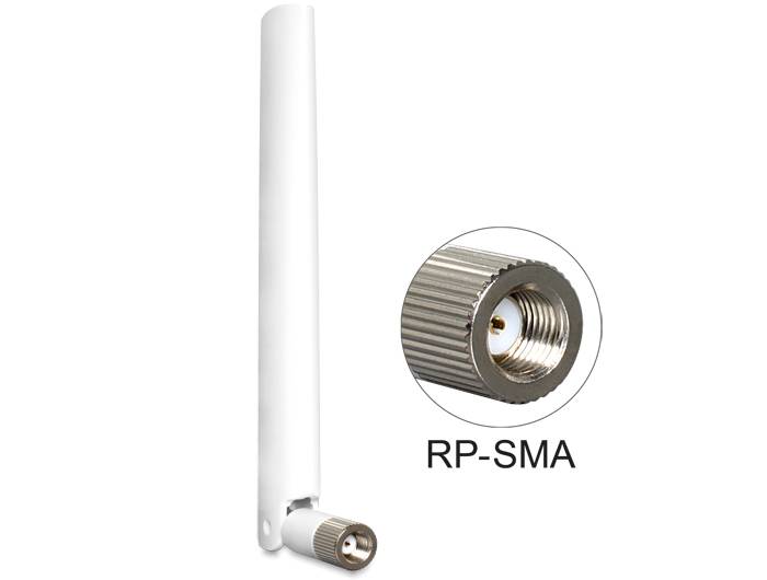 DeLOCK WLAN RP-SMA - Antenne - Wi-Fi - 2 dBi (für 2400 MHz - 2500 MHz)