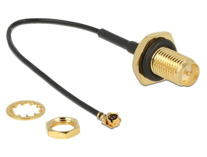 DeLOCK - Antennenkabel - RP-SMA (W) bis MHF/U.FL (W)