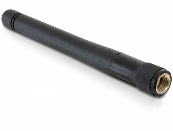 DeLOCK WLAN - Antenne - 1,5 dBi (für 2,5 GHz), 2,1 dBi (für 5,825 GHz)
