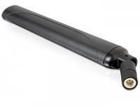 DeLOCK LTE RP-SMA antenna with flexible joint - Funkmodemantenne - 0 dBi (für 790 bis 960 MHz)