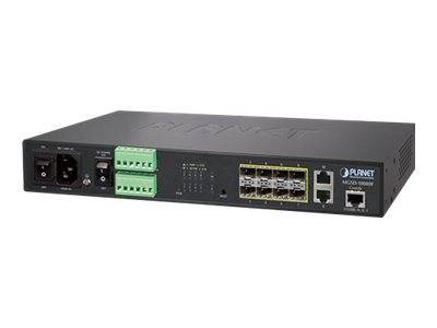 PLANET MGSD-10080F - Switch - managed - 8 x SFP + 2 x 10/100/1000