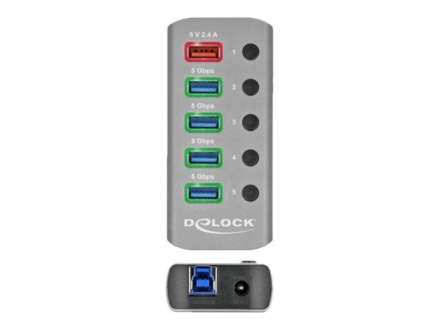 Delock - Hub - 4 x USB 3.2 Gen 1 - Desktop