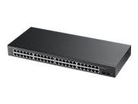 ZyXEL GS1900-48 - Switch - V2 - Smart - 48 x 10/100/1000 + 2 x Gigabit SFP