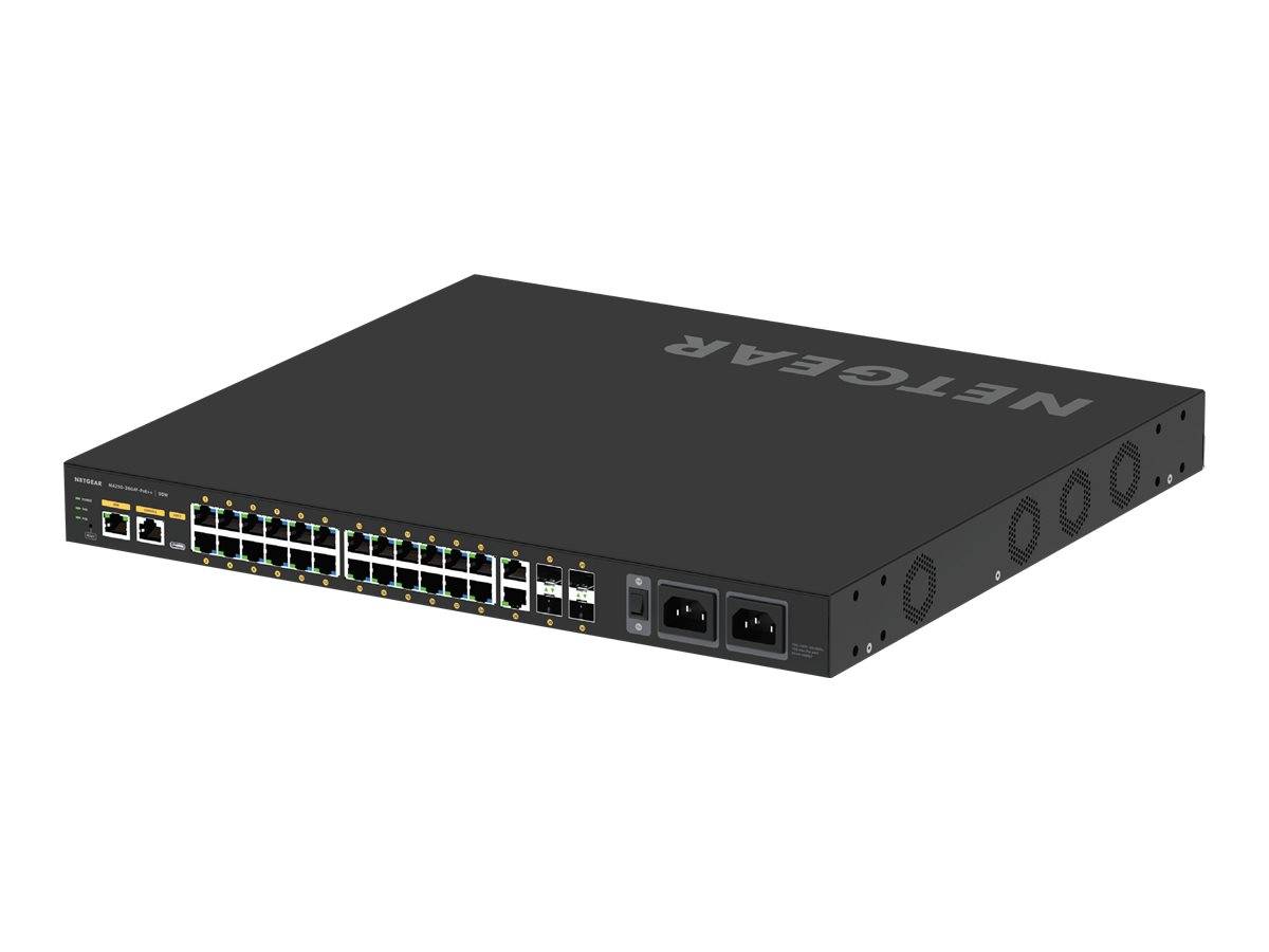NETGEAR AV Line M4250-26G4F-PoE++ - Switch - L3 - managed - 24 x 10/100/1000 (PoE++)