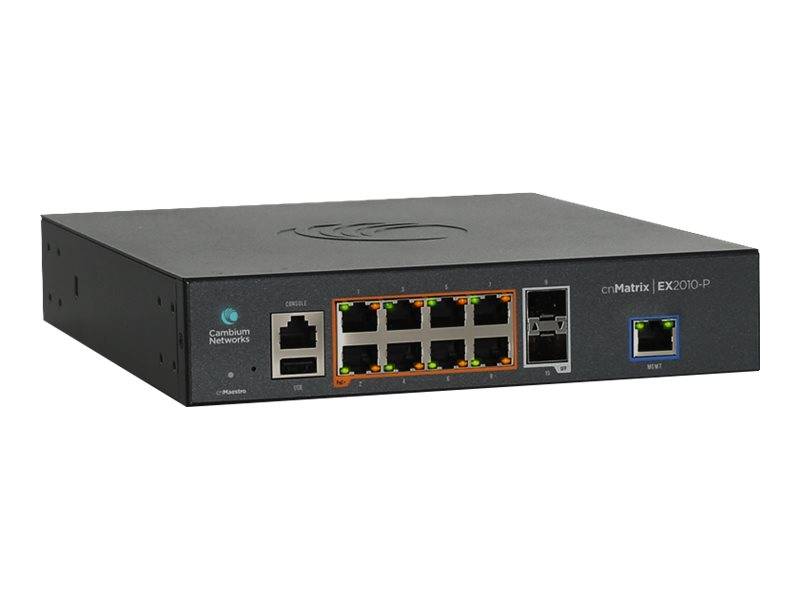 Cambium Networks cnMatrix EX2010-P - Switch - managed - 8 x 10/100/1000 (PoE+)