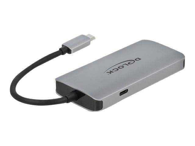 DeLOCK USB 3.2 Gen 1 Hub with 4 Ports and Gigabit LAN and PD