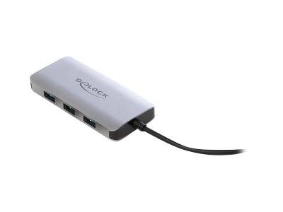 DeLOCK USB 3.2 Gen 1 Hub with 4 Ports and Gigabit LAN and PD