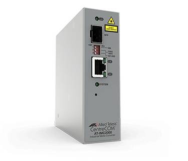 Allied Telesis AT IMC2000T/SP - Industrielle Temperatur - Medienkonverter - GigE - 1000Base-SX, 100Base-FX - RJ-45 / SFP (mini-GBIC)