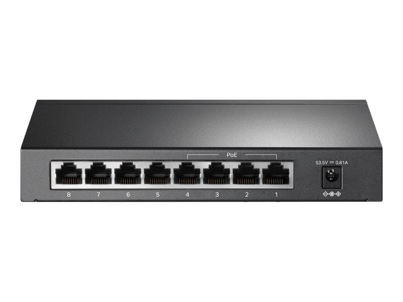TP-Link TL-SF1008LP - V1 - Switch - unmanaged - 8 x 10/100 (4 PoE)