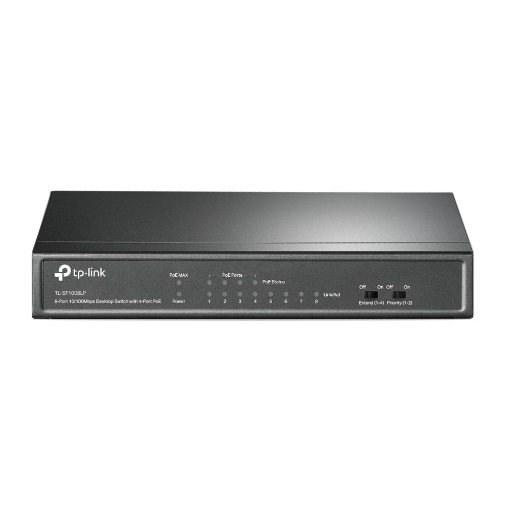 TP-Link TL-SF1008LP - V1 - Switch - unmanaged - 8 x 10/100 (4 PoE)