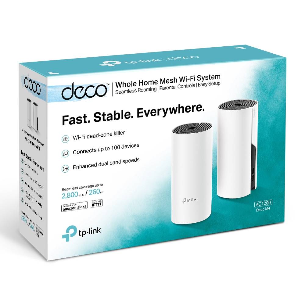 TP-Link DECO M4 - WLAN-System - (2 Router) - bis zu 260 m²